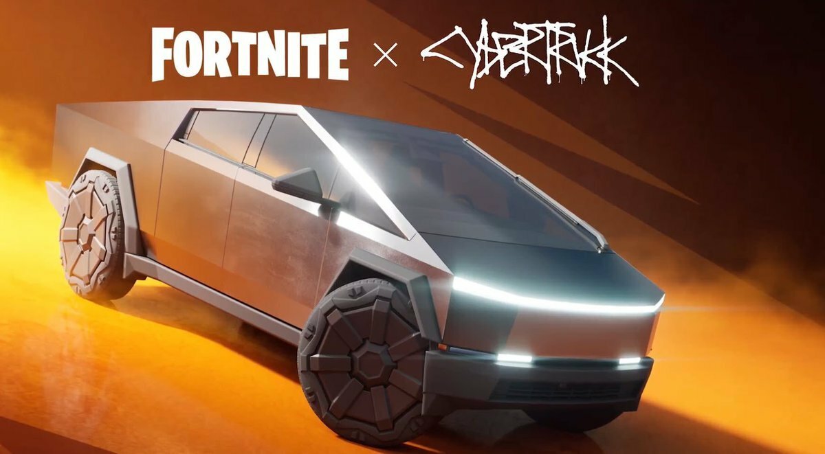 Fortnite tesla cybertruck