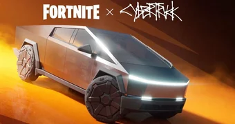 Fortnite tesla cybertruck