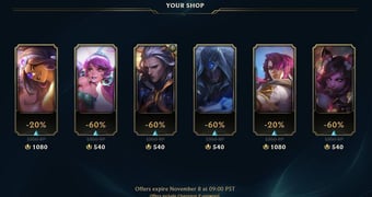 Your Shop League of Legends